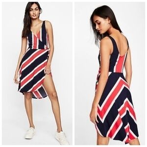 NWT Express Americana Faux Wrap Dress
